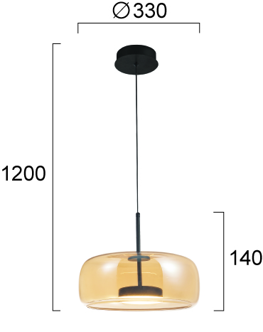 Rimini – Amber – Dimensions